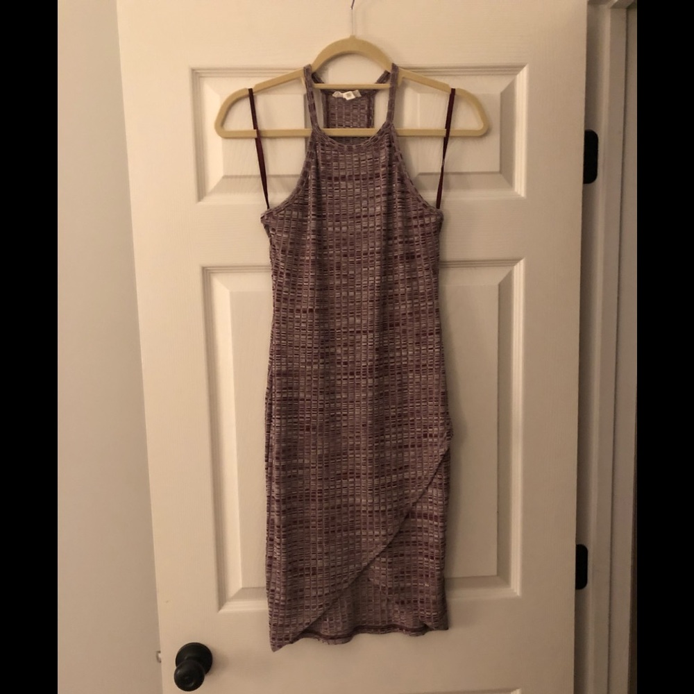 Flattering tulip hem dress